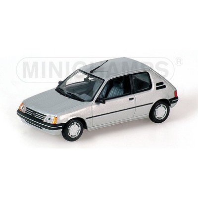 PEUGEOT 205 1990 SILVER - 1/43 scale
