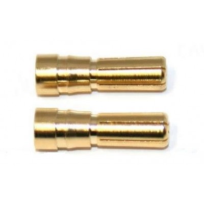 5.0 mm BANANA CONNECTORS GOLD PLATED ( MALE ) - 1 PIECE
