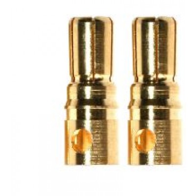 6.0 mm BANANA CONNECTORS GOLD PLATED ( MALE ) - 1 TEM