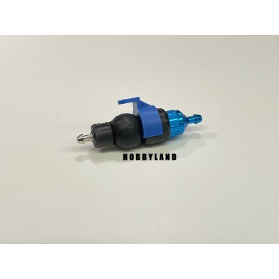 FUEL FILTER WITH PUMP AND HOLDER ( BLUE ALLOY )