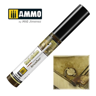 EFFECTS BRUSHER 10ml WITH BRUSH - Fuel Stains - AMM0 MIG 1801