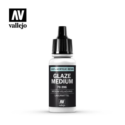 GLAZE MEDIUM  - 17ml - ACRYLIC RESIN - VALLEJO 70.596