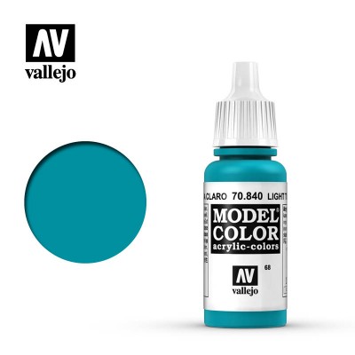 LIGHT TURQUOISE - MODEL ACRYLIC COLOR 17ml - VALLEJO 70.840