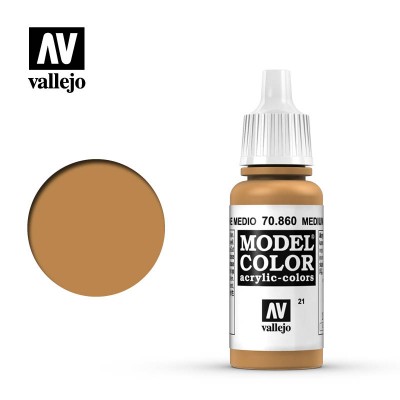 MEDIUM FLESH TONE - MODEL ACRYLIC COLOR 17ml - VALLEJO 70.860 