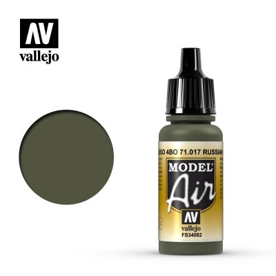 RUSSIAN GREEN 4BO - FS34082 - MODEL AIR 17ml - VALLEJO 71.017