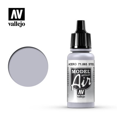 STEEL METALLIC - MODEL AIR 17ml - VALLEJO 71.065