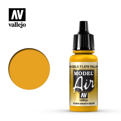 YELLOW RLM04 - MODEL AIR 17ml - VALLEJO 71.078