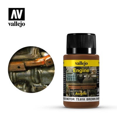 WEATHERING ENGINE EFFECTS 40ml - BROWN ENGINE - VALLEJO 73.818