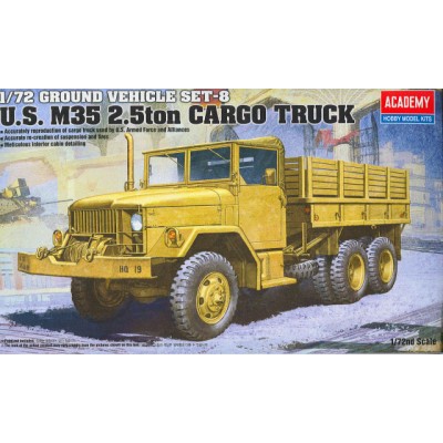 U.S. M35 2.5TON CARGO TRUCK - 1/72 SCALE - ACADEMY 13410