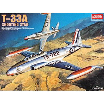 T-33A SHOOTING STAR - 1/48 SCALE - ACADEMY 12284
