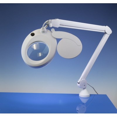 LED MAGNIFIER LAMP ( 48 LED BULBS - 6300K - 14.5 W ) / 125mm DIAMETER / 1.75X MAGNIFICATION