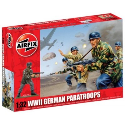 WWII GERMAN PARATROOPS - 1/32 SCALE - AIRFIX A02712V