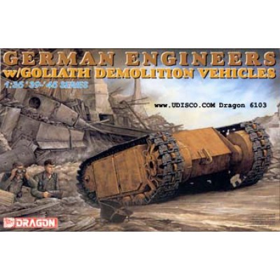 GERMAN ENGINEERS W/GOLIATH - 1/35 scale