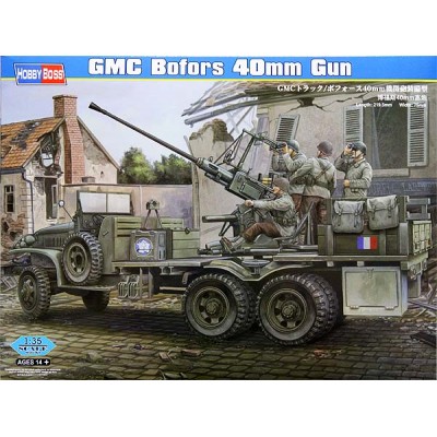 GMC BOFORS 40mm GUN - 1/35 SCALE - HOBBYBOSS 82459