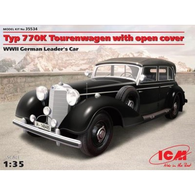 TYP 770K TOURENWAGEN WITH OPEN COVER - 1/35 SCALE - ICM