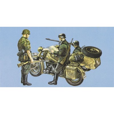 BMW R75 with sidecar - 1/35 SCALE - ITALERI 0315