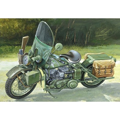 WLA 750 - US WWII MOTOR CYCLE - 1/9 SCALE