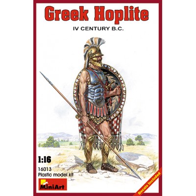GREEK HOPLITE IV CENTURY B.C. - 1/16 SCALE - MINIART 16013
