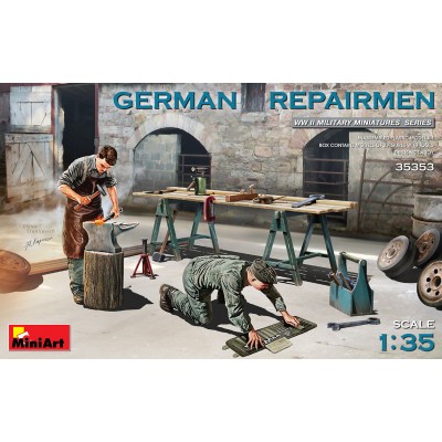 GERMAN REPAIRMEN WWII - 1/35 SCALE - MINIART
