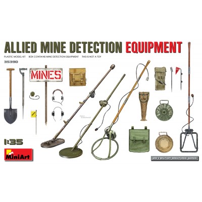 ALLIED MINE DETECTION EQUIPMENT WWII - 1/35 SCALE - MINIART 35390