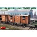 RUSSIAN IMPERIAL RAILWAY COVERED WAGON WWI - 1/35 SCALE - MINIART 39002