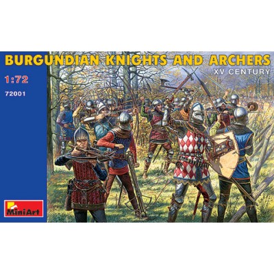 BURGUARDIAN KNIGHTS AND ARCHERS - 1/72 SCALE - MINIART 72001