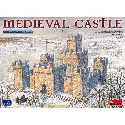 MEDIEVAL CASTLE - 1/72 SCALE - MINIART 72005