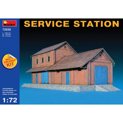 SERVICE STATION - 1/72 SCALE - MINIART 72028