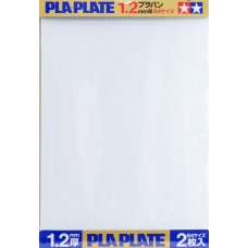 Tamiya 70125 Plastic Panel 1.2 mm Pack of 2 257 x 364 mm White
