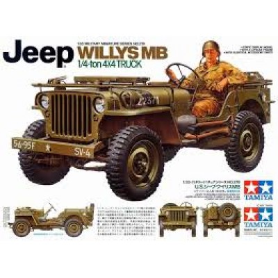 JEEP WILLYS MB TRUCK - 1/35 SCALE - TAMIYA 35219