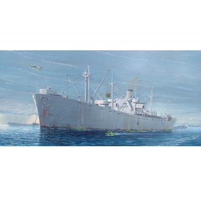WW2 LIBERTY SHIP S.S JEREMIAH O' BRIEN - 1/350 SCALE - TRUMPETER 05301