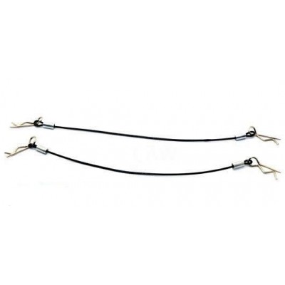 BODY CLIPS 4 PCS WITH METAL CORD 2 PCS - 1/10 SCALE