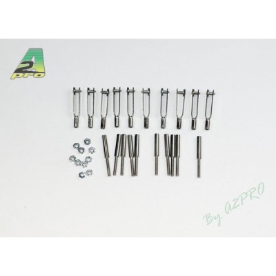 QUICK LINK + METAL EXTENDER + NUT M2 (10 pcs)