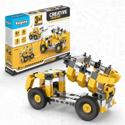 CREATIVE BUILDER TIPPER TRUCK MACHINERY SET - ENGINO