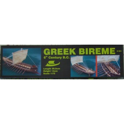 GREEK BIREME - 1/72 SCALE - LENGTH : 39.5 CM - DUSEK